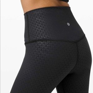 NWT Lululemon Align HR Nulu 25” lattice black 14